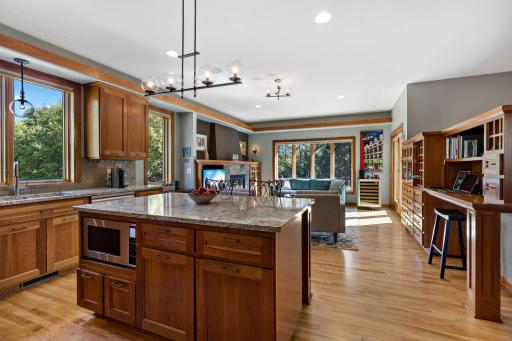 Drop zone off the kitchen, wine rack and storage for so many things.