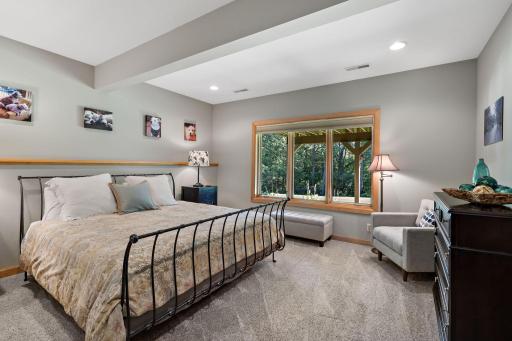 Nice sized lower level bedrooms with huge deep closets.