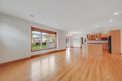 Main floor family room towards dinette area