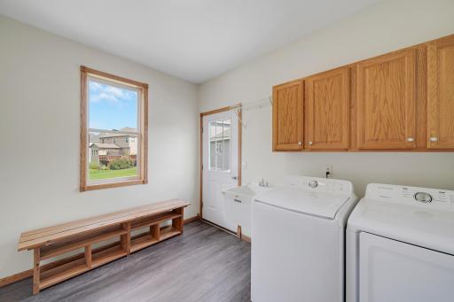 Main floor laundry / mud room