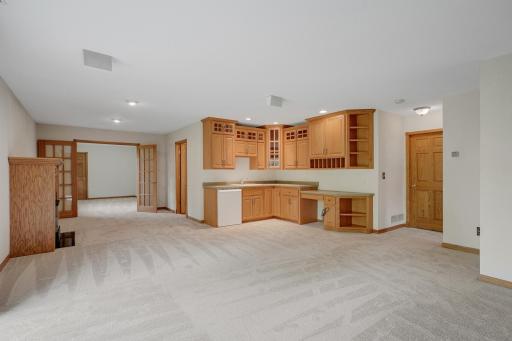 Lower level family room