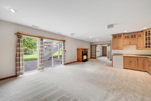 Lower level family room