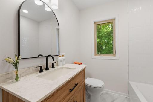 Fully Updated Full Bathroom - Main Level