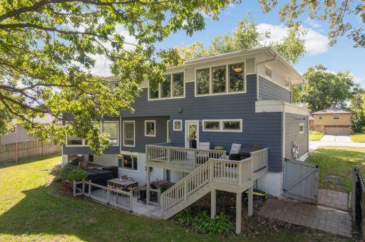 2 tiered deck and spa