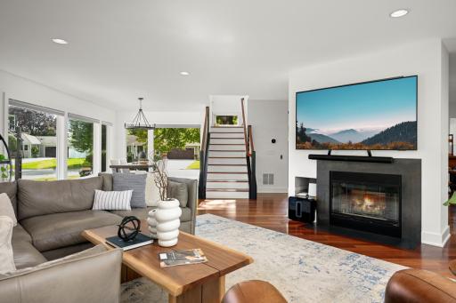 Open concept floor plan