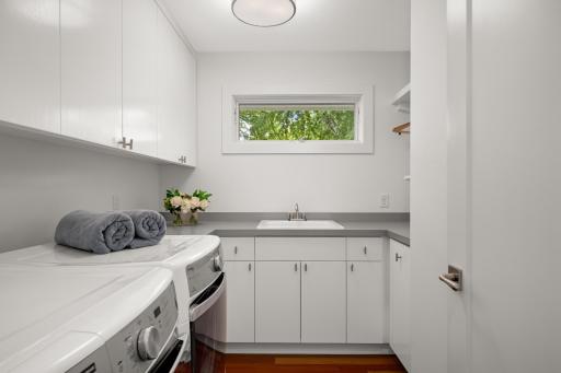 Great size 2nd floor laundry with a rare window