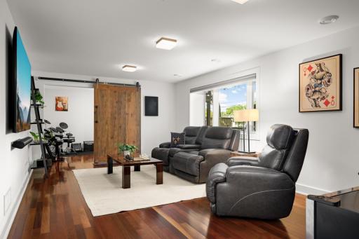 Barn door to more flex space