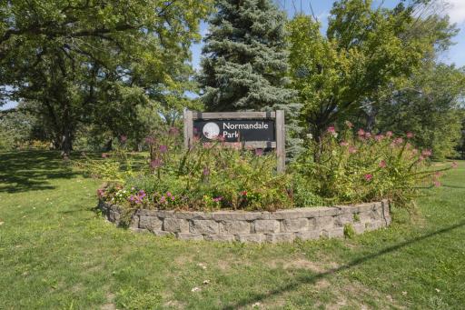 Just around the corner from Normandale park