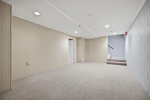 Multi-functional Lower Level. Family Room? Office? Crafts? Workout? Non-conforming 3rd Bedroom?