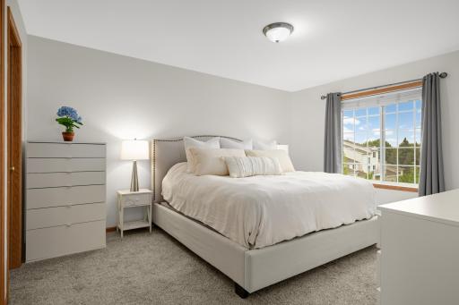 Generous sized upper level bedroom