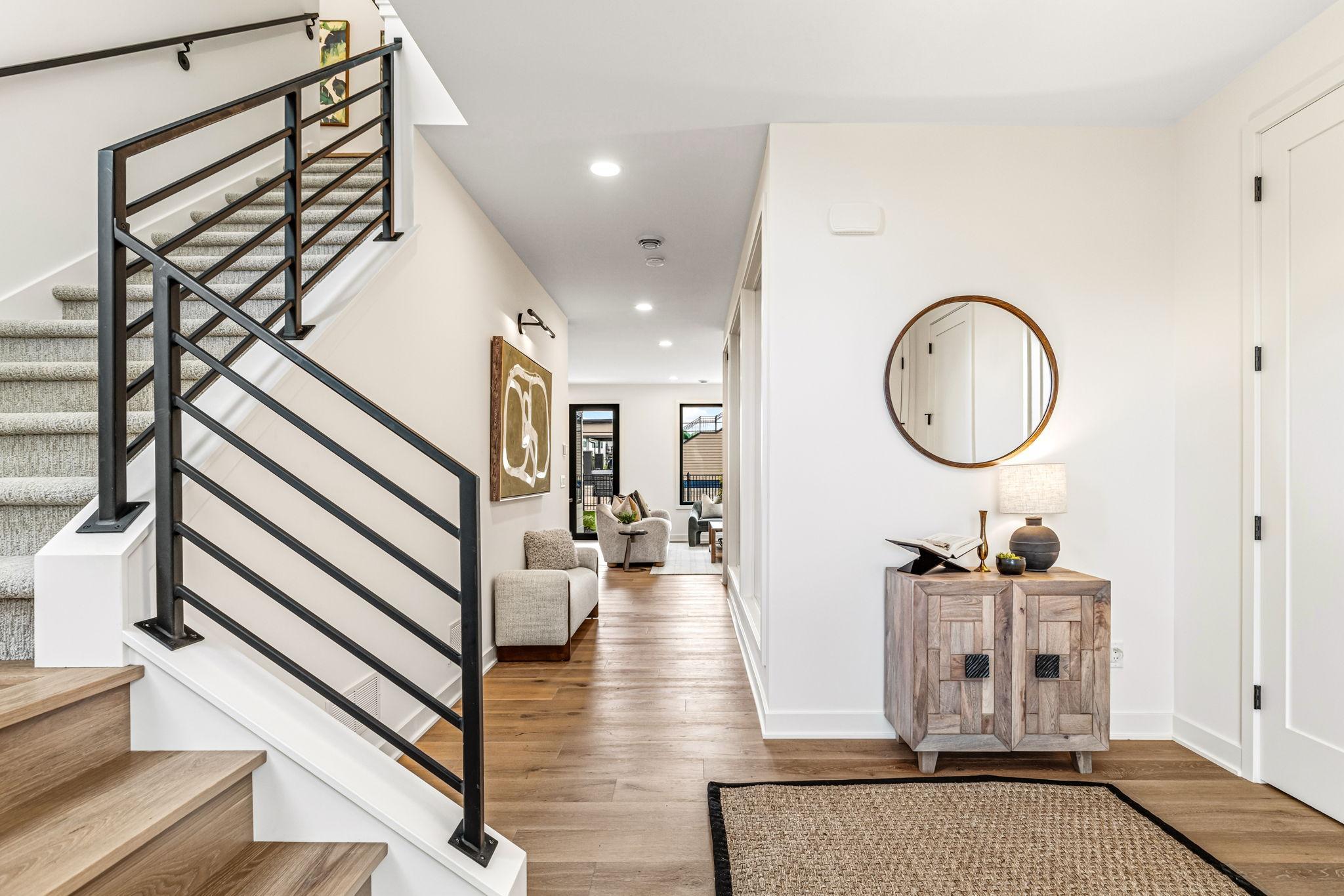 Enjoy 9' ceilings, white oak wide-plank flooring, clean lines, and an abundance of natural light.
