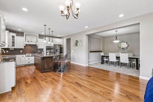 Easy flowing floor plan.