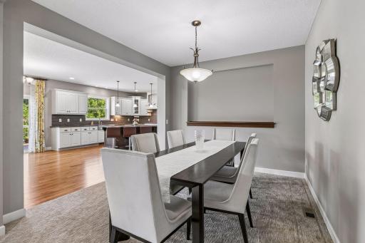 Formal dining space