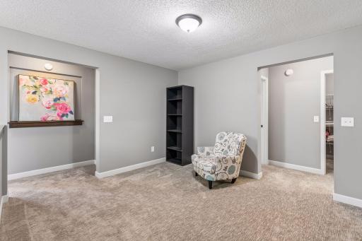 Loft conveniently located outside all the bedrooms.