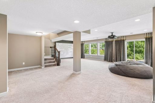 Great entertaining area.