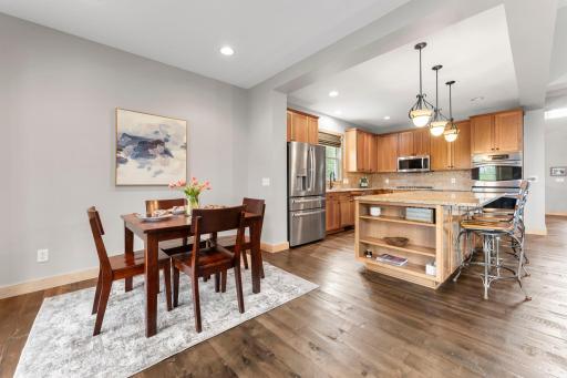 There is plenty of space for meals, homework, game night...and even cooking! 1137 Pioneer Trail, Bayport, MN