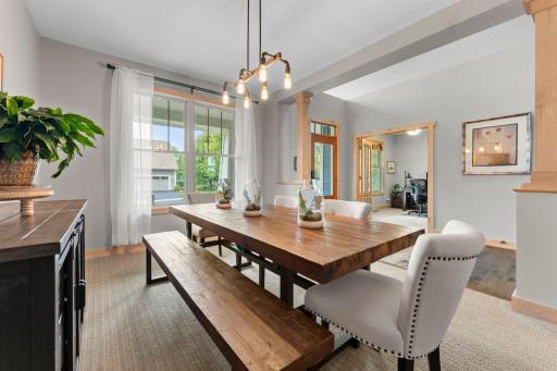 The large dining room is perfect for entertaining! 1137 Pioneer Trail, Bayport, MN