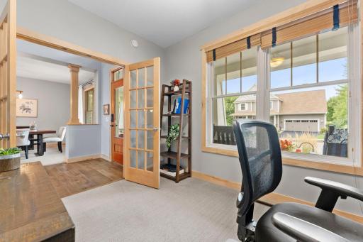 The office is down a long foyer from the kitchen/family room-is ideal for working from home. 1137 Pioneer Trail, Bayport, MN