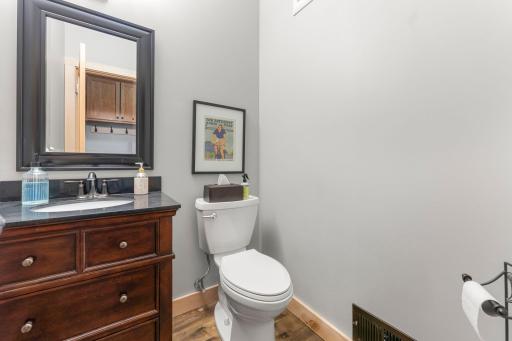 The main level 1/2 bath. 1137 Pioneer Trail, Bayport, MN