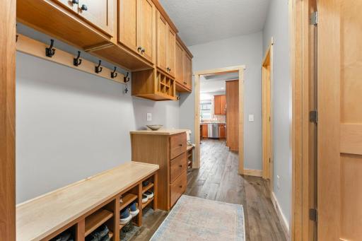 Built- ns in the back hallway leading to garage. 1137 Pioneer Trail, Bayport, MN