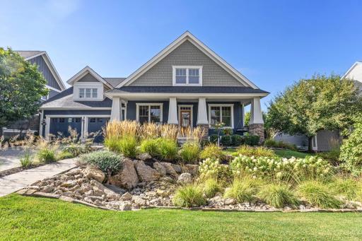 Lovely professional landscaping. 1137 Pioneer Trail, Bayport, MN