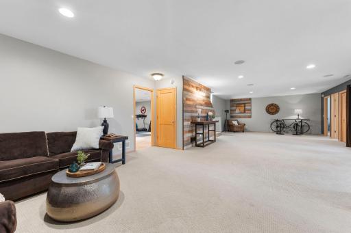 Lower Level looking into exercise room. 1137 Pioneer Trail, Bayport, MN
