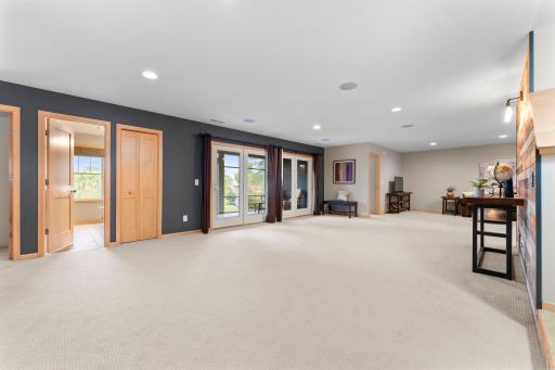 Double patio doors bring in tons of natural light and walk out to the screen porch. 1137 Pioneer Trail, Bayport, MN