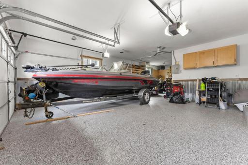 Poylurea coating on the garage floor!! 1137 Pioneer Trail, Bayport, MN