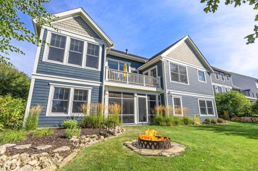 Access the deck from the Primary Bedroom or the sunroom, and the screen porch has access to the Lower Level family room. 1137 Pioneer Trail, Bayport, MN