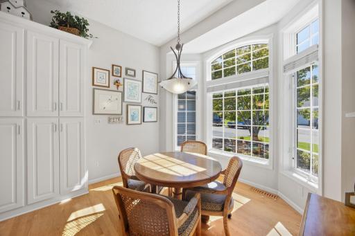 Large bank of pantry and sunny south west views.