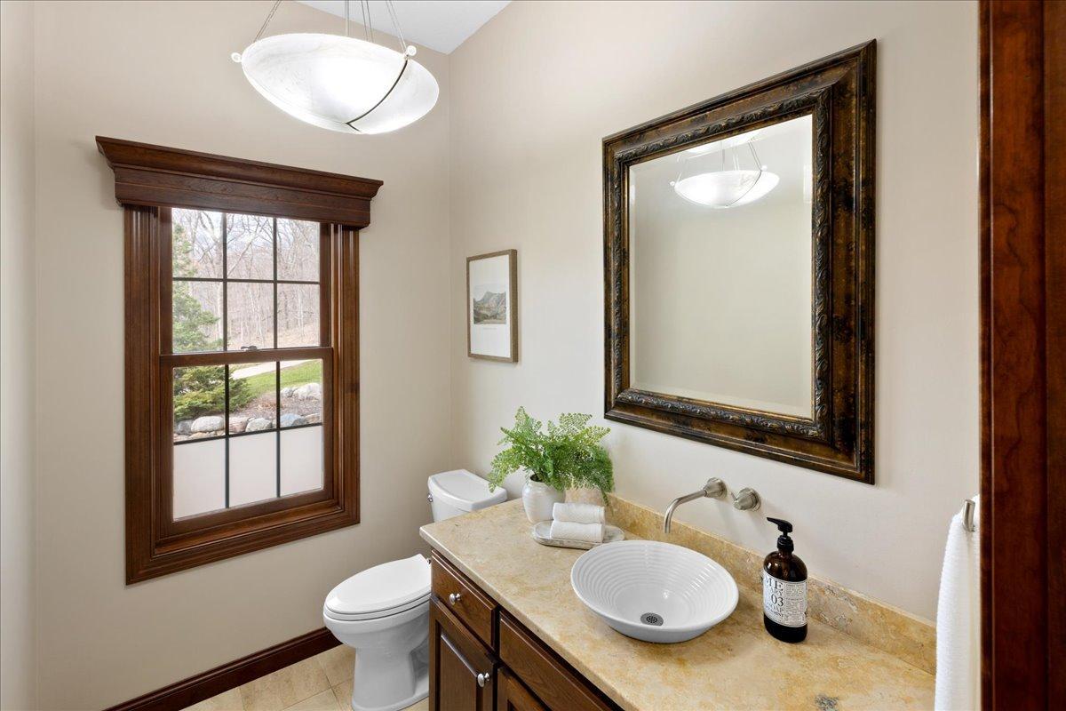 A Powder Room That Subtly Signals Luxury