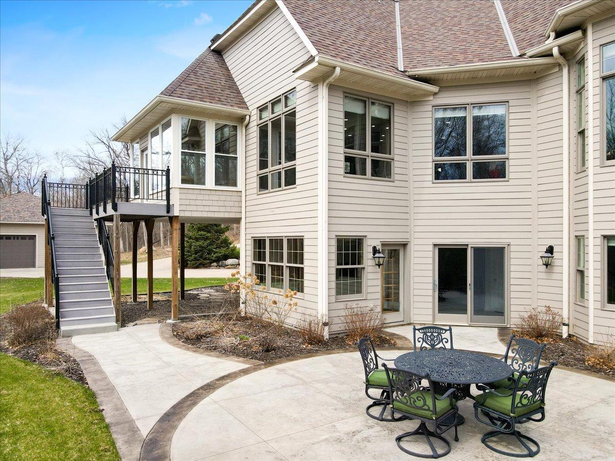 Patio off the rec room and flex room - Your Private Estate, Surrounded by Nature
