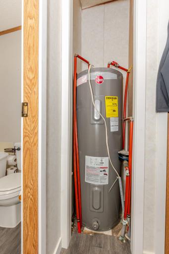Water Heater in Laundry room