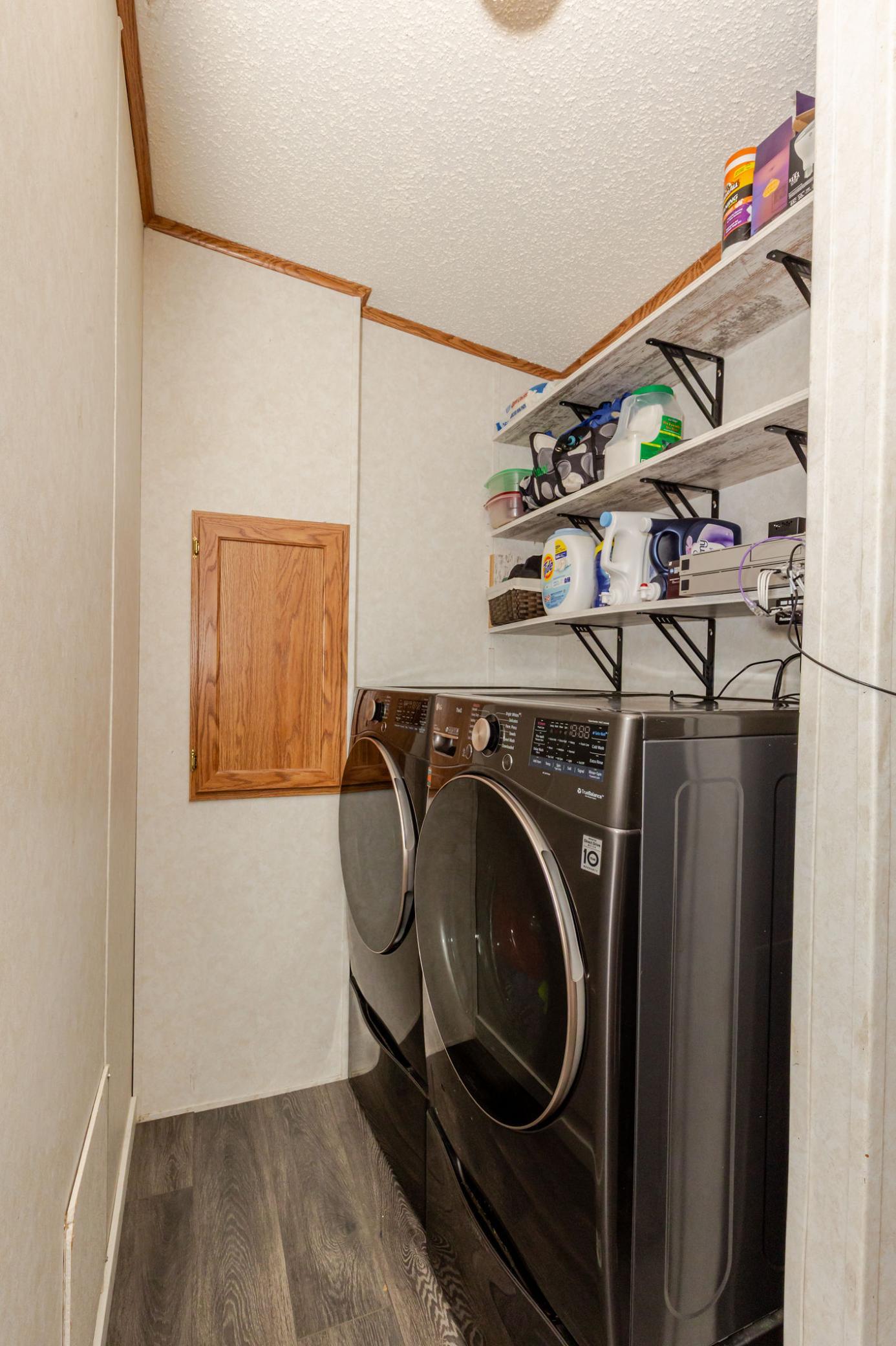 Laundry off side entry