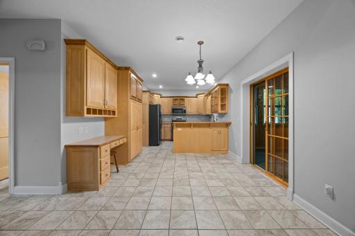 Title kitchen floor warm with infloor heat