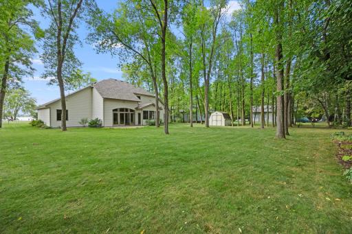 Gorgeous yard with inground sprinkler system