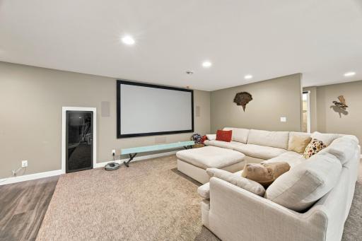 Family Room w/ Built-in Theatre