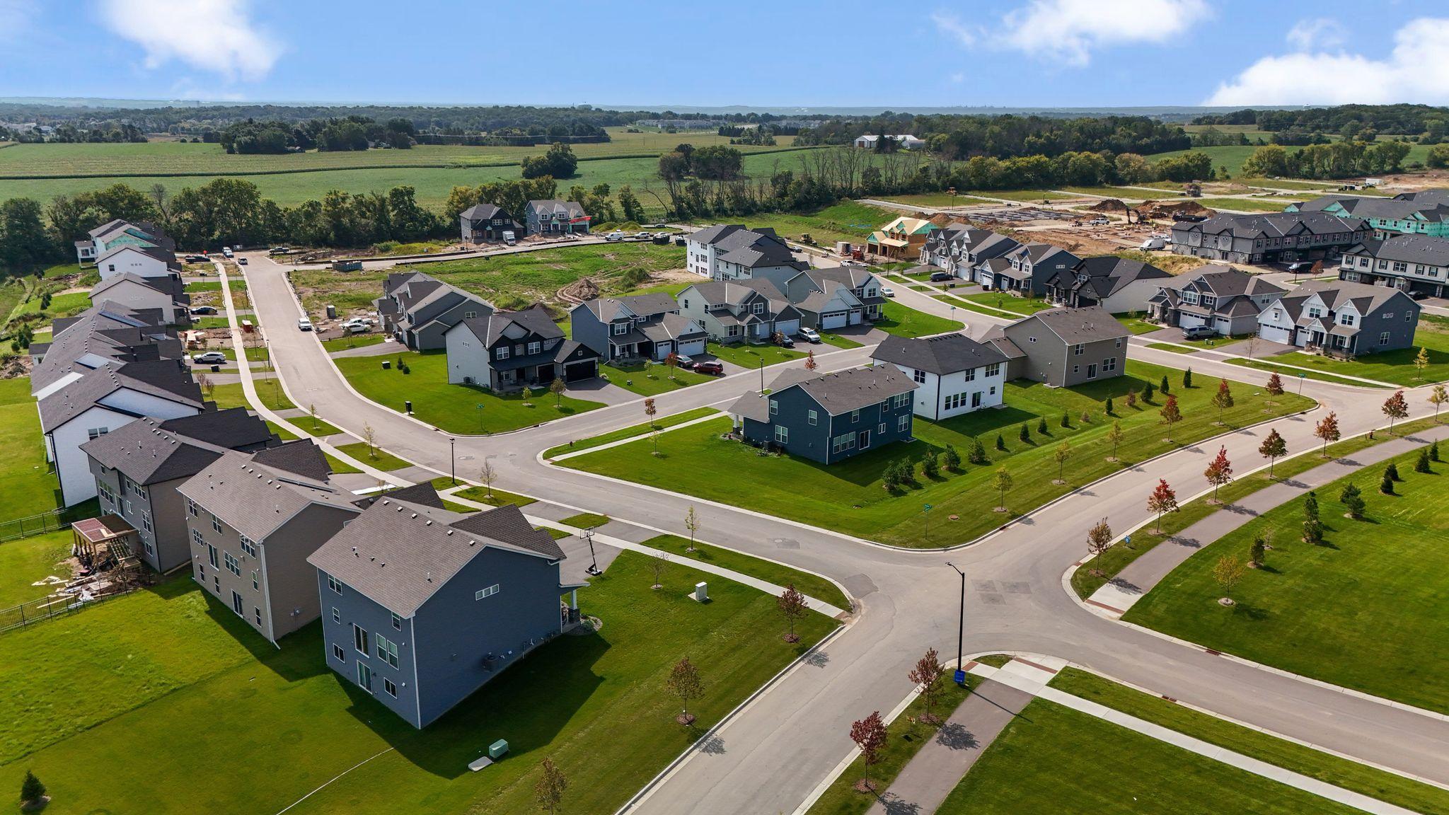 Aerial view of Westwind Community.