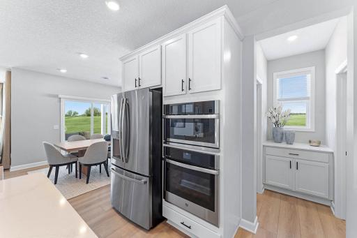 (All photos are of the actual model home.)