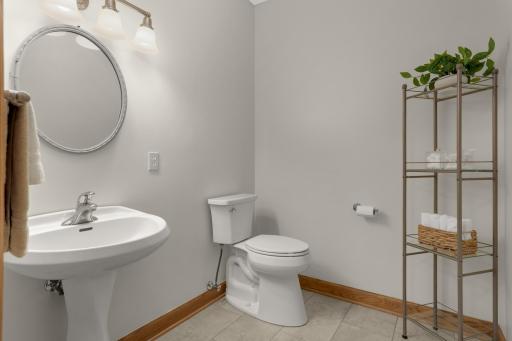 Lower level bathroom