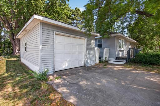 Affordable rambler with large flat backyard