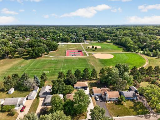 Affordable rambler with large flat backyard