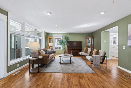 The large, open-concept space is great for hosting!
