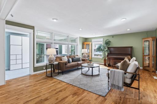 The large, open-concept space is great for hosting!