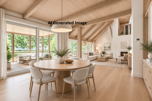 Dining Room & Living Room Inspiration with AI