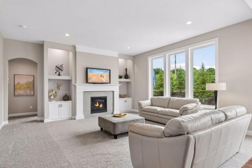 Great Room Picture is from a different model same floor plan
