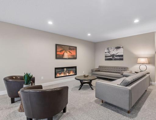 Lower-Level Picture is from a different model same floor plan