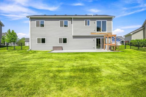 Large backyard