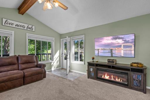 4 season porch with newer windows