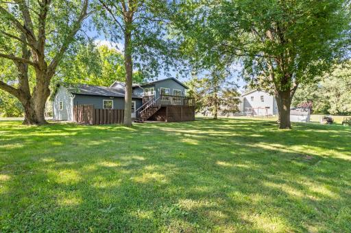Enjoy your large shaded backyard